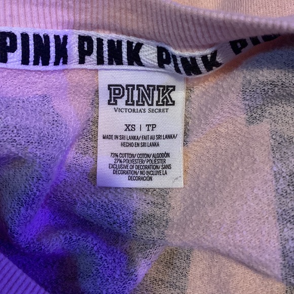 color block “PINK” crew neck sweatshirt - Picture 3 of 3
